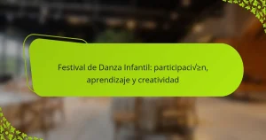 Festival de Danza Infantil: participación, aprendizaje y creatividad