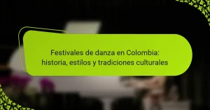 Festivales de danza en Colombia: historia, estilos y tradiciones culturales