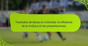 Festivales de danza en Colombia: la influencia de la música en las presentaciones