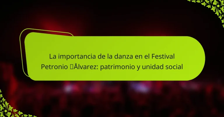 La importancia de la danza en el Festival Petronio Álvarez: patrimonio y unidad social