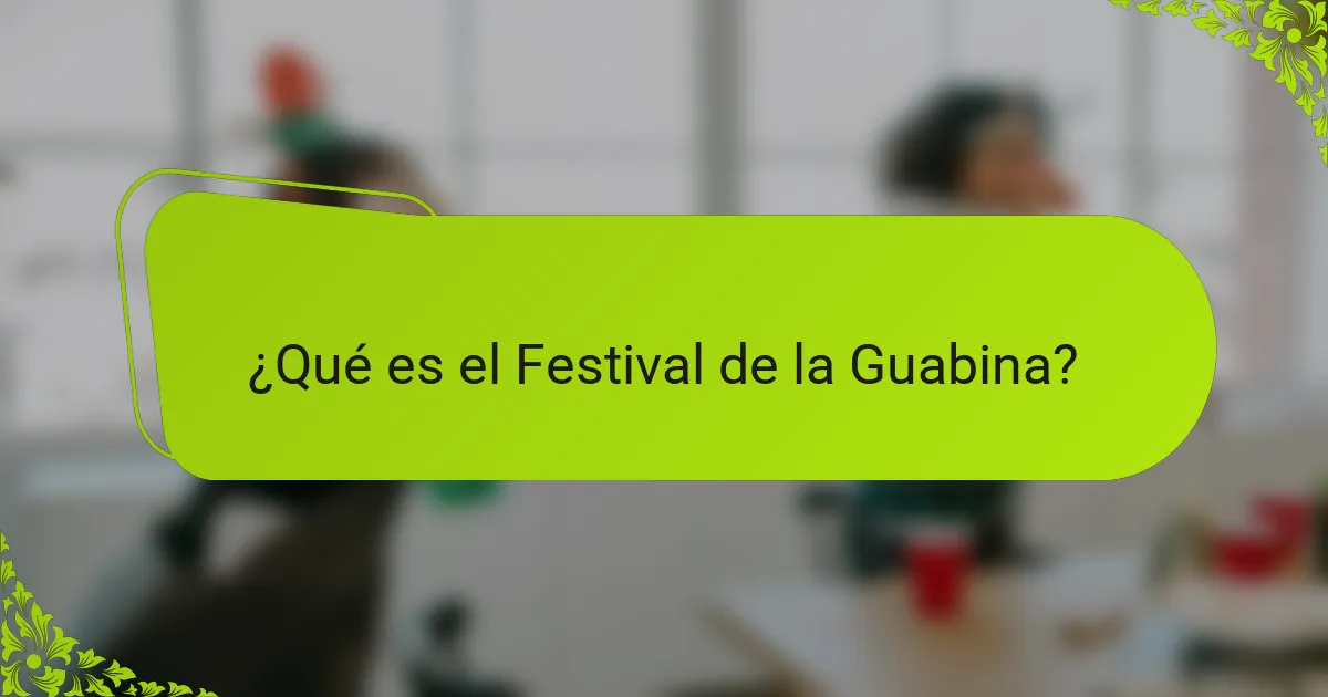 ¿Qué es el Festival de la Guabina?